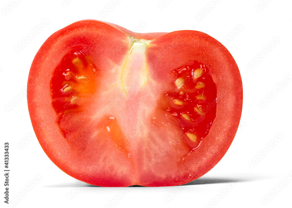 slice ot red tomato