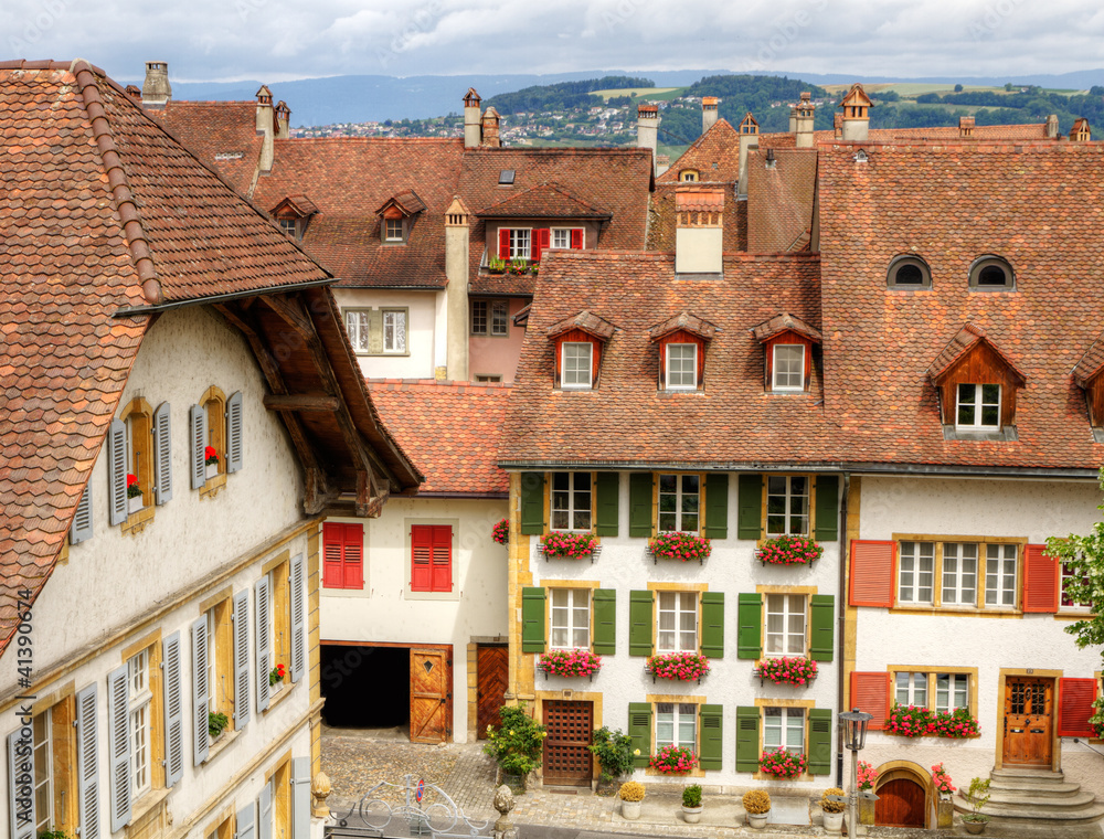 old town Murten, Switzerland