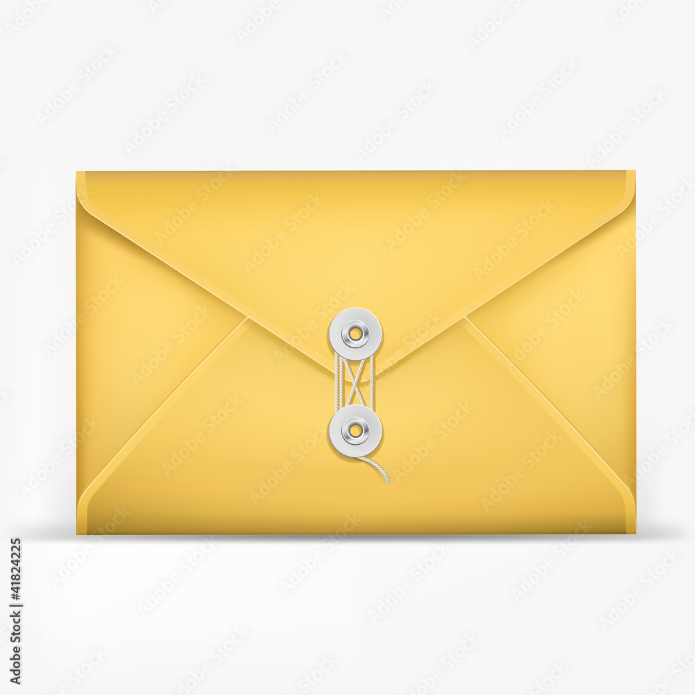 Brown Envelope with rope.