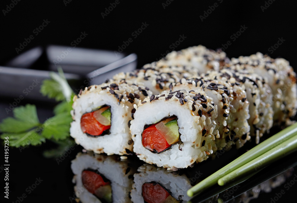 vegetarian sushi