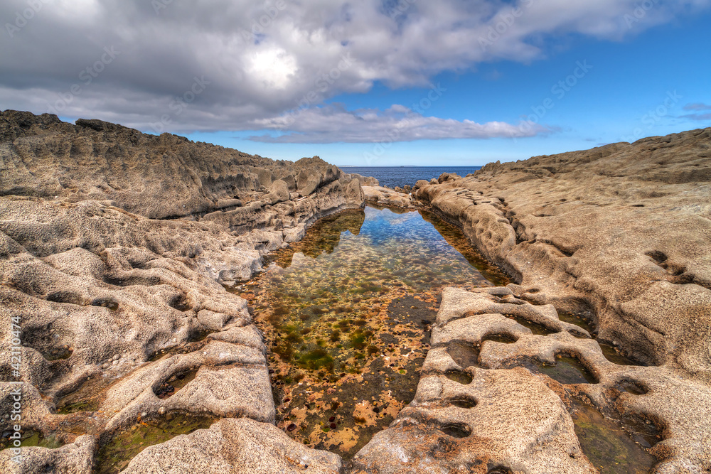 Rocky Atlantic ocean scenery in Ireland