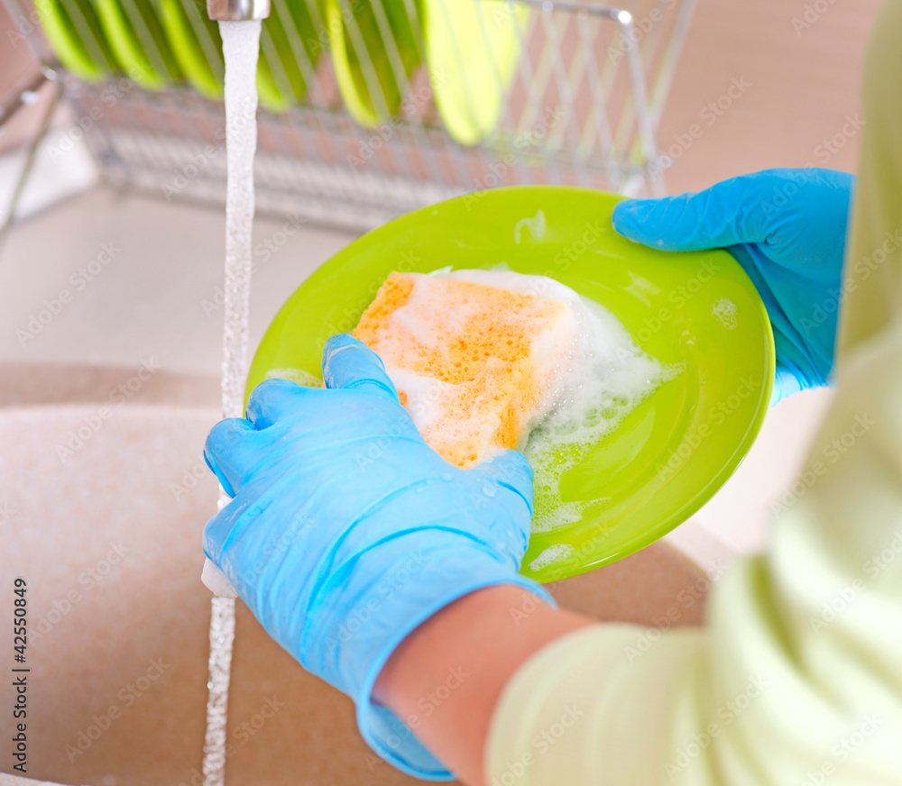 Dishwashing Process. Dish Washing