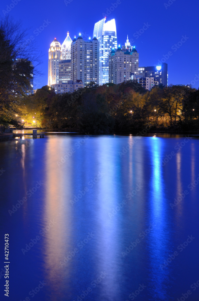 Atlanta From Piedmont Park