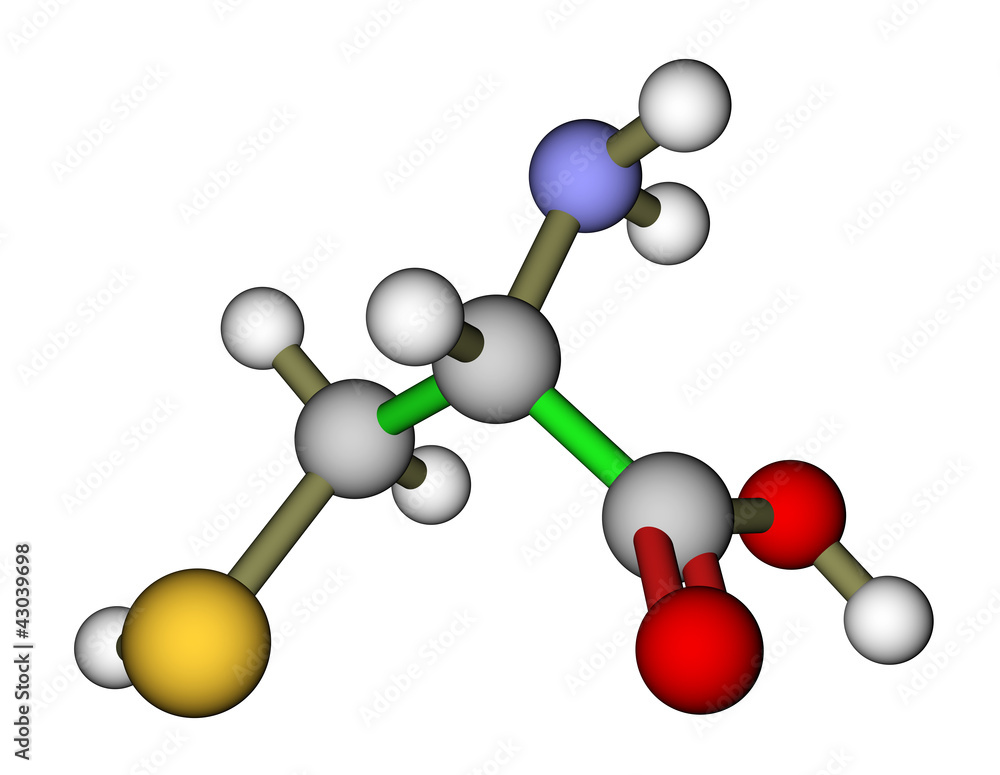 氨基酸半胱氨酸分子结构