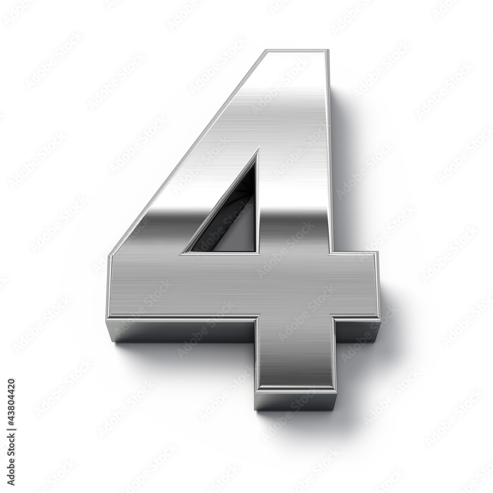 3d Metal numbers - number 0