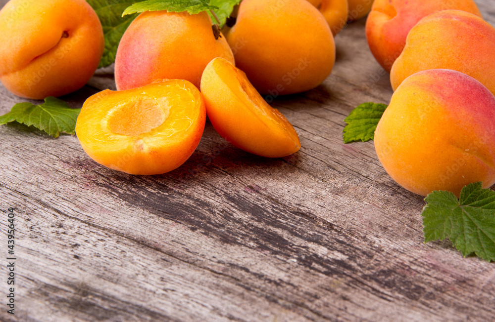 Fresh apricots