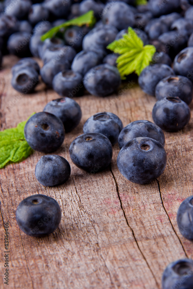 Fresh blueberries