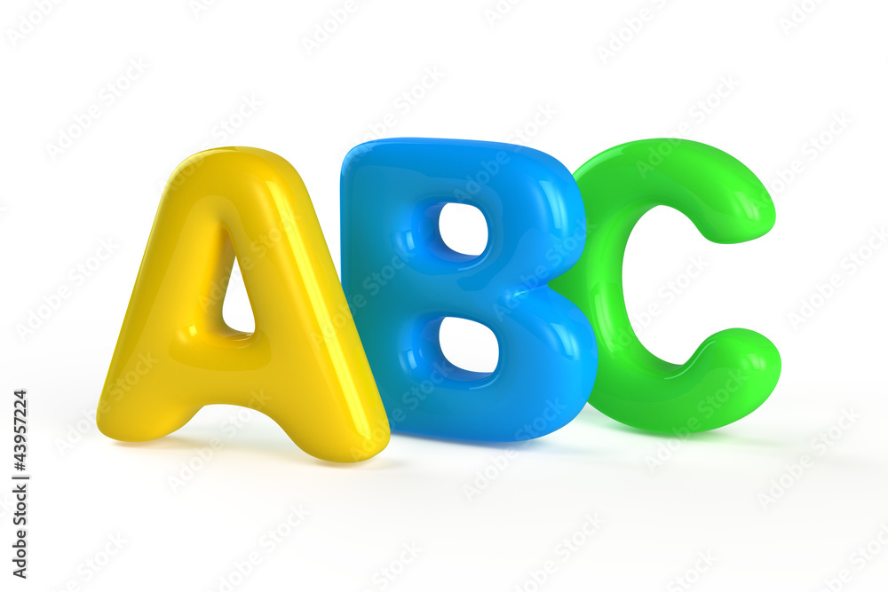 A,B,C letters