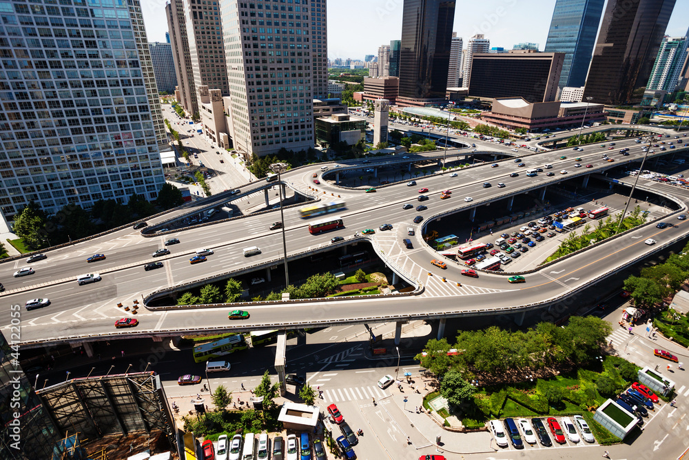 landscape of modern city ,beijing