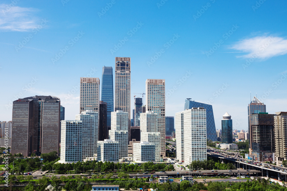 landscape of modern city ,beijing