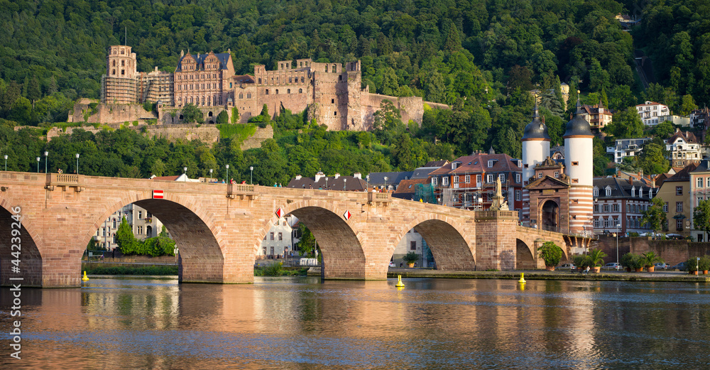 Heidelberger Schloss mit Alter Brücke