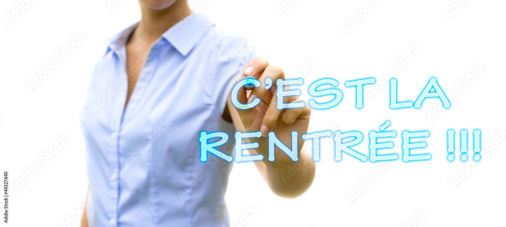 Cest la rentrée technologie moderne concept