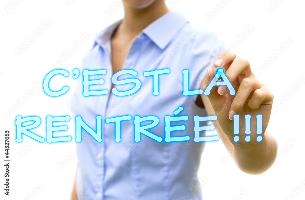 Cest la rentrée technologie moderne concept