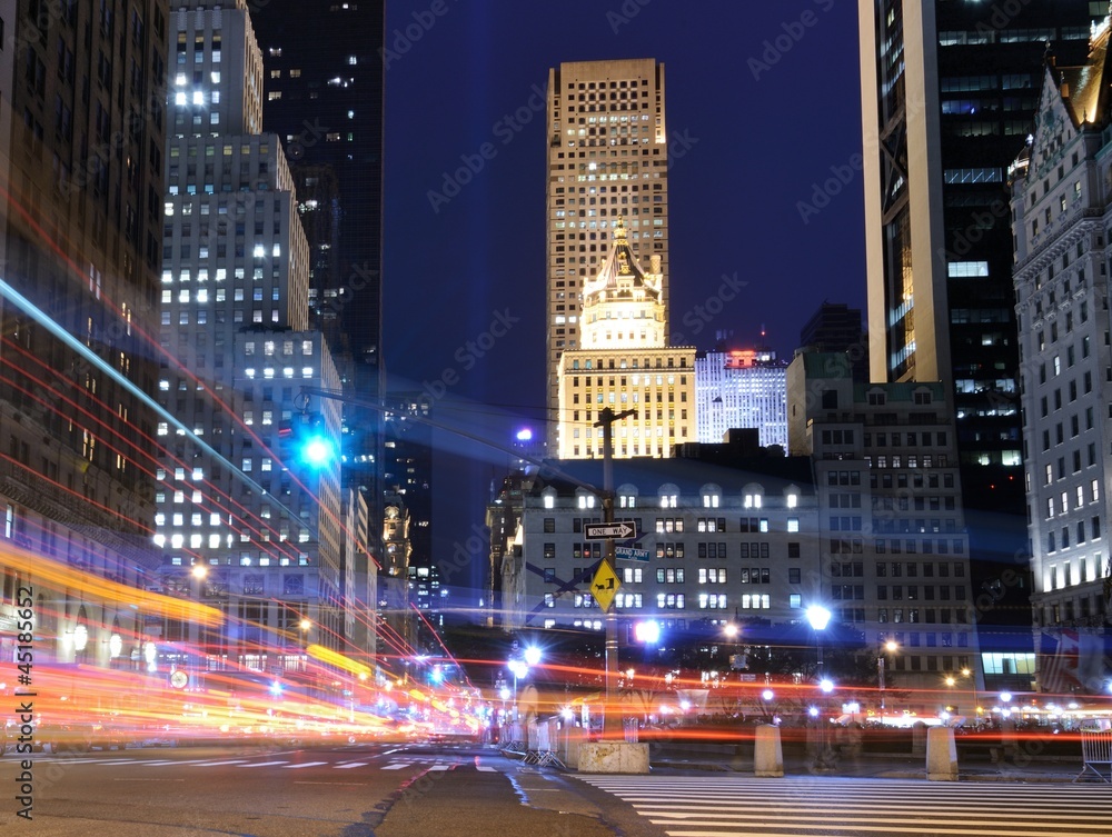 Manhattan Street Scene