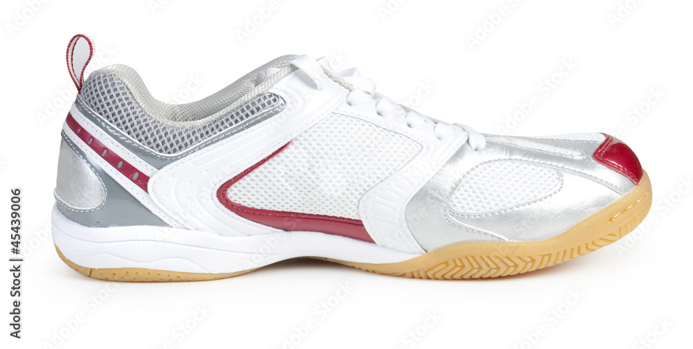 sport shoes on white background