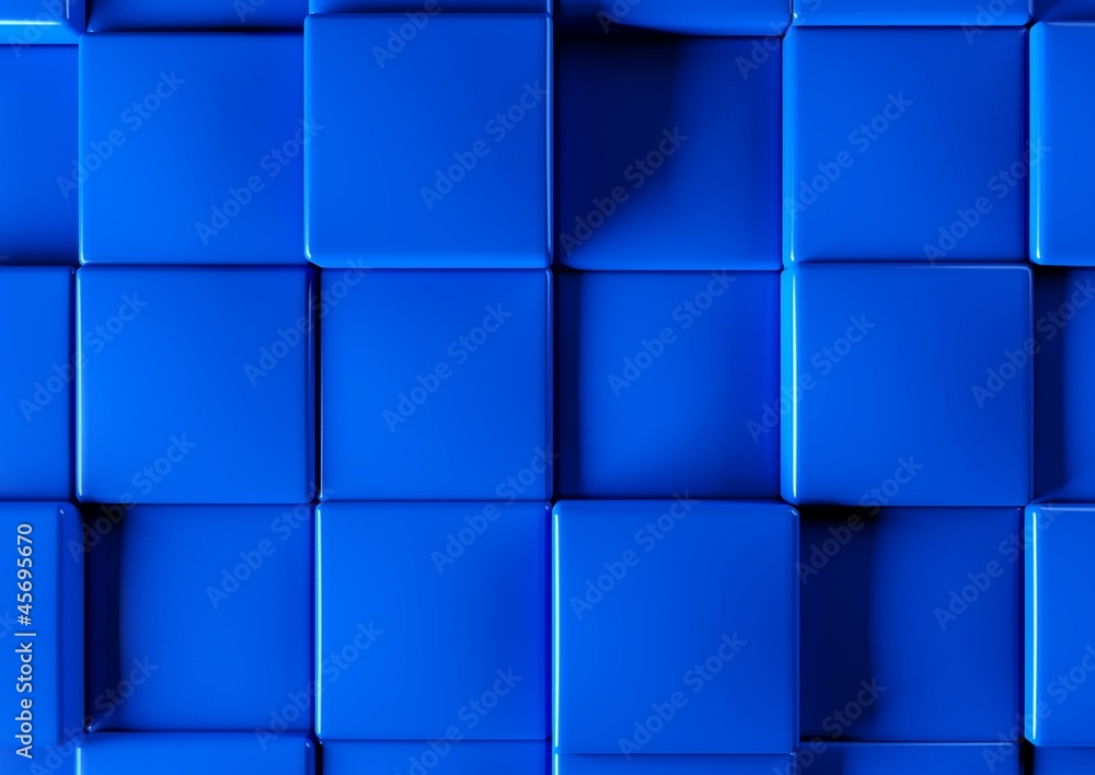 Abstract background of 3d blocks