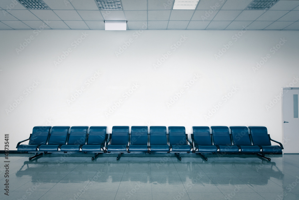 empty seats at a business building