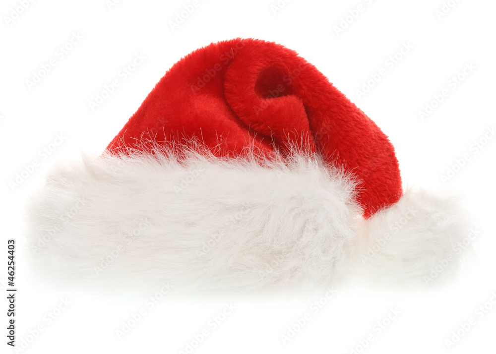 Santa hat isolated on white background