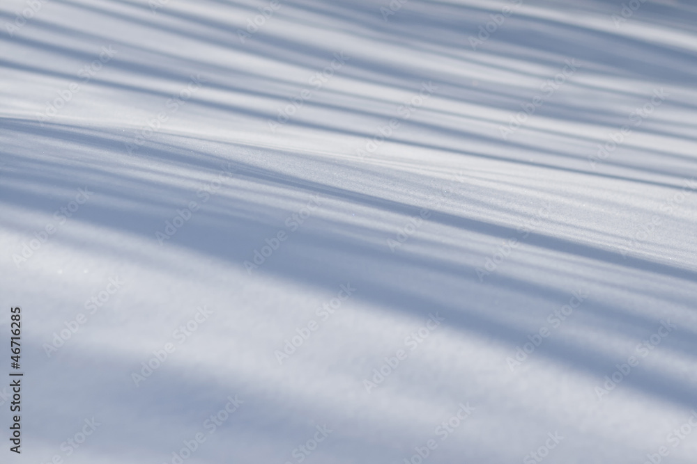 Closeup of the snow texture