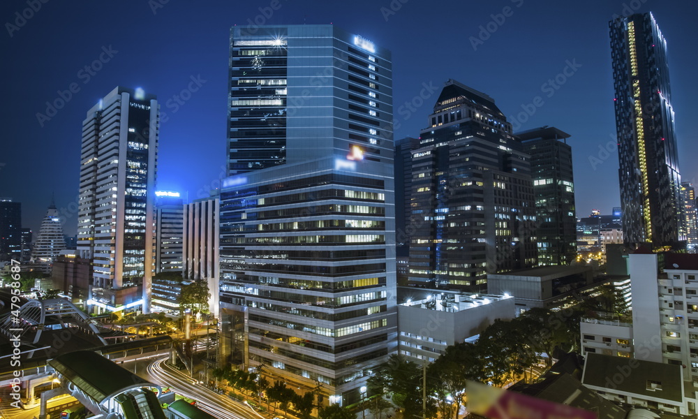 曼谷城市夜景