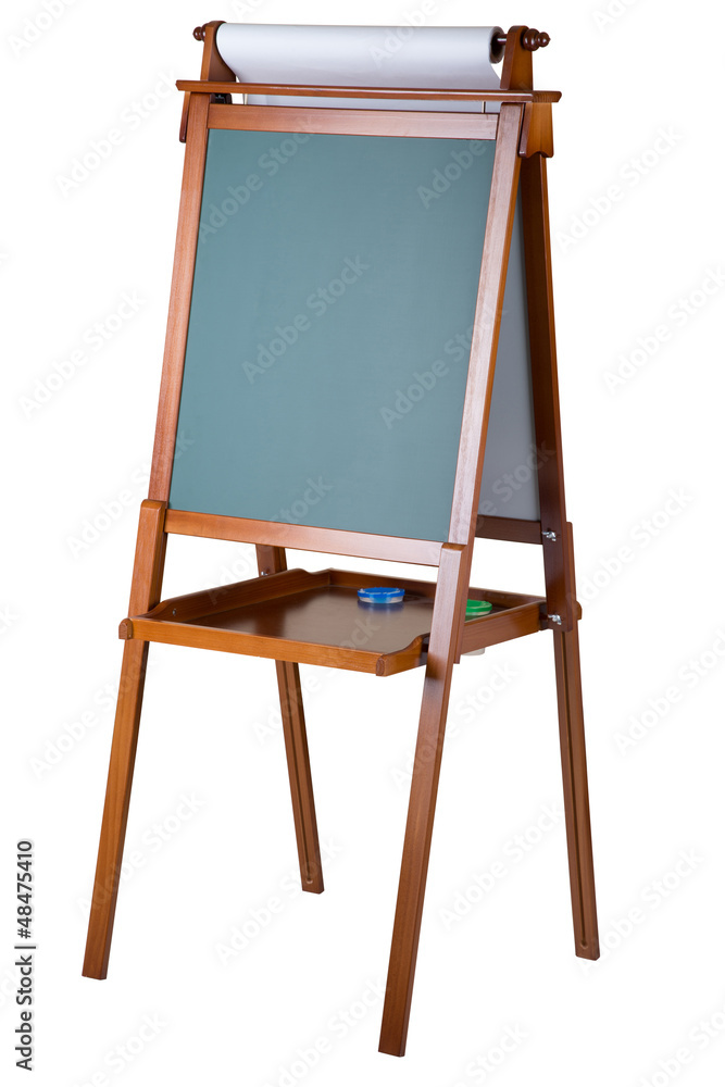 easel isolated with white background