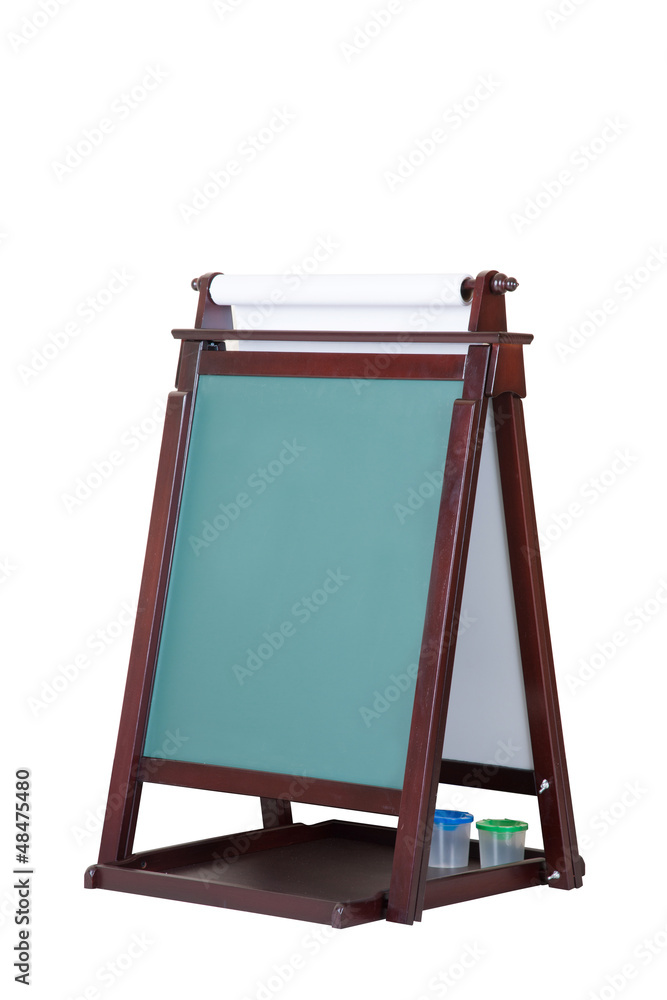 easel isolated with white background