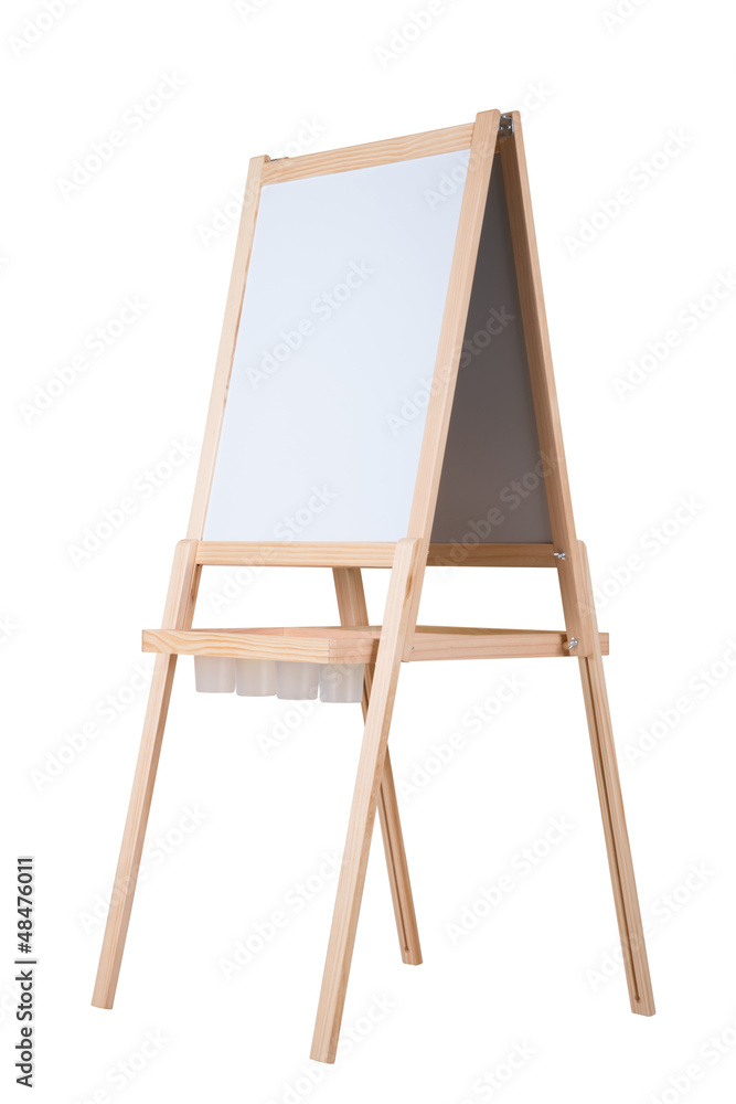 easel isolated with white background