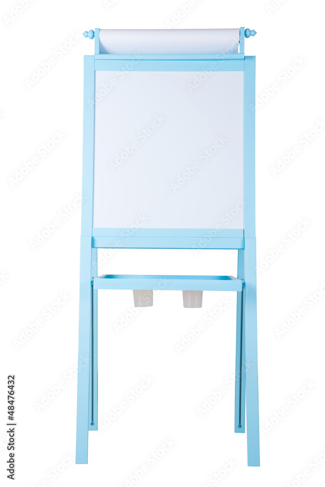 easel isolated with white background