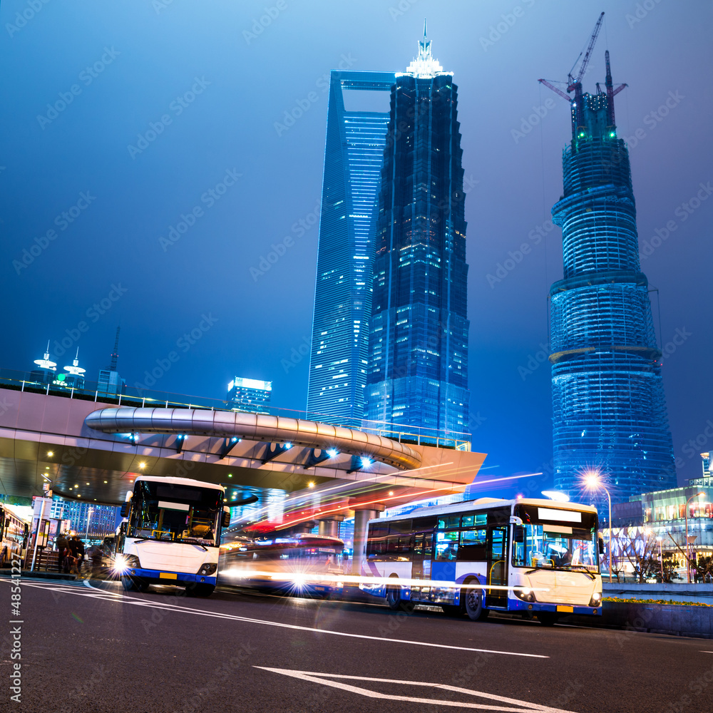 现代城市夜景