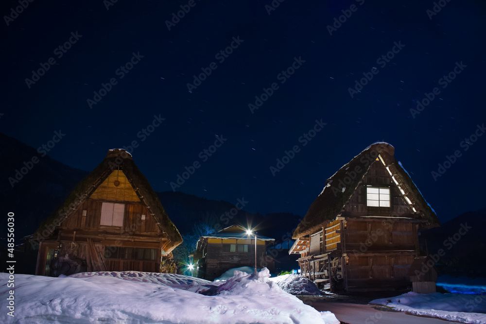 Cottage at Ogimachi Village at Shirakawago