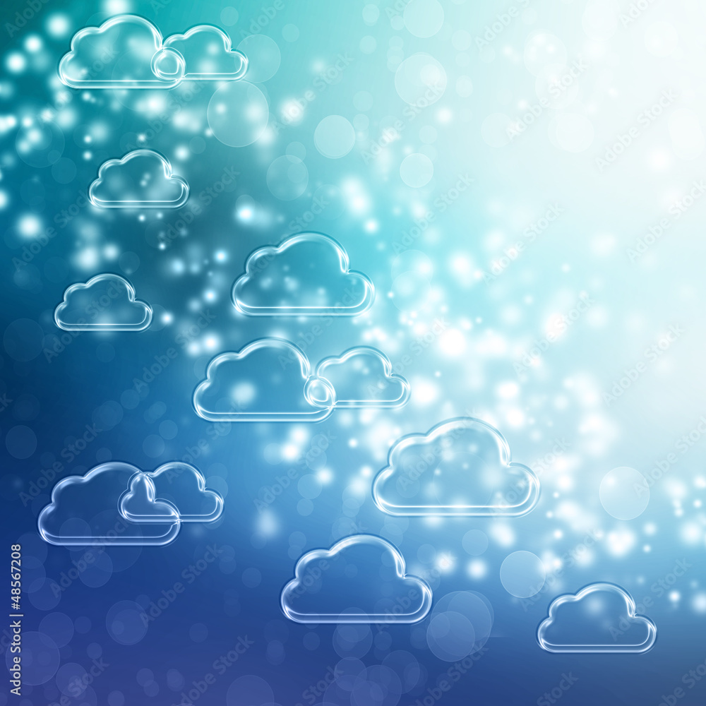 Cloud Shapes background