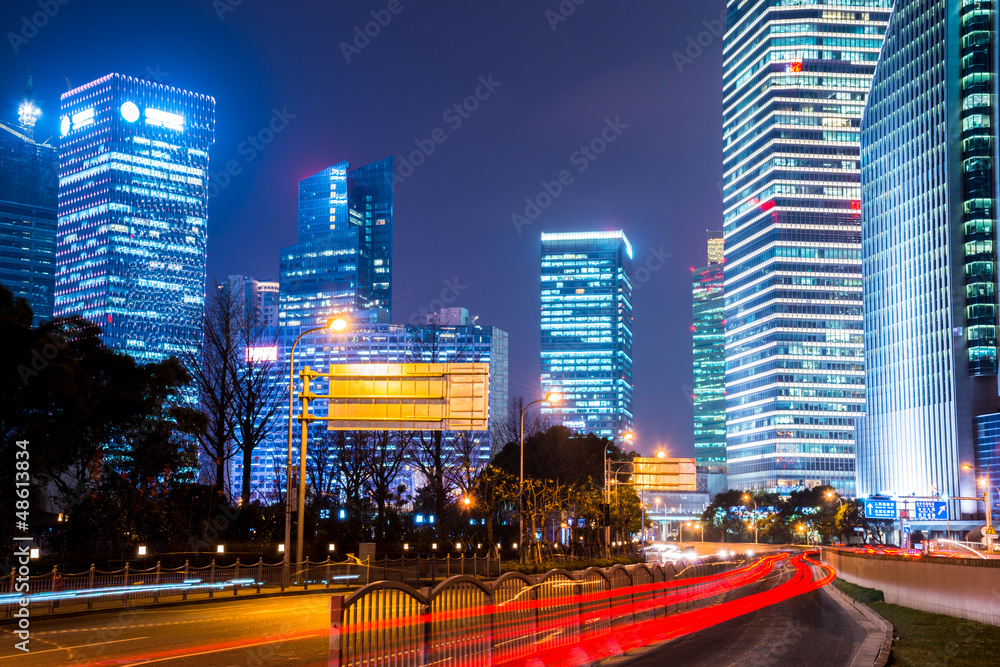 现代城市夜景