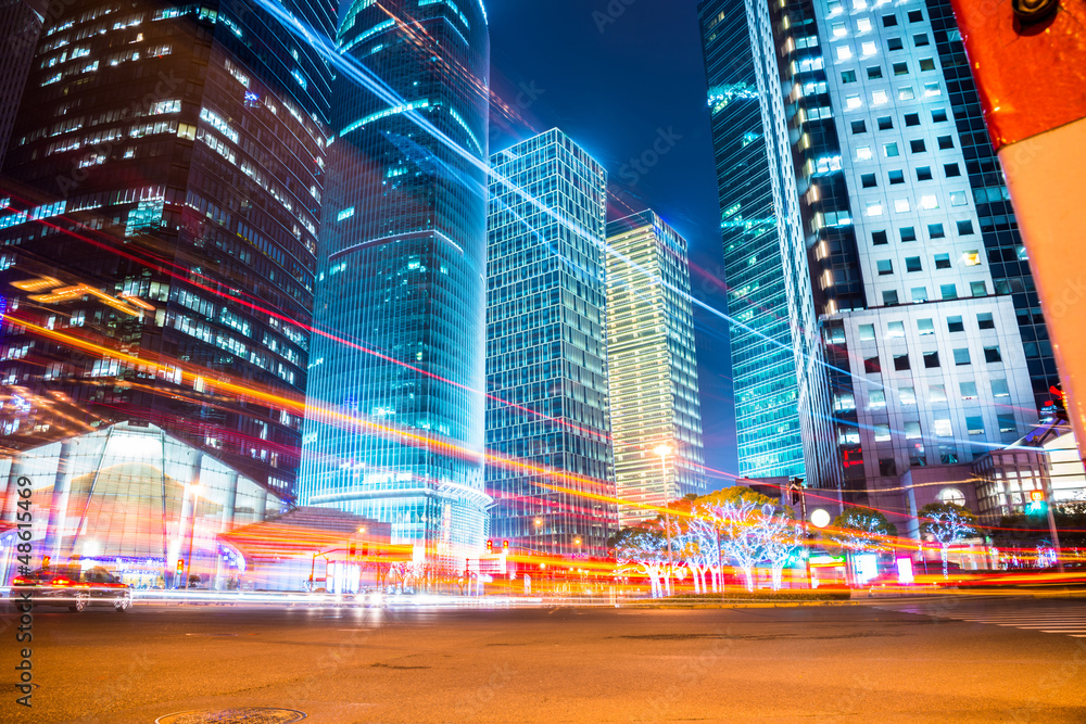 现代城市夜景