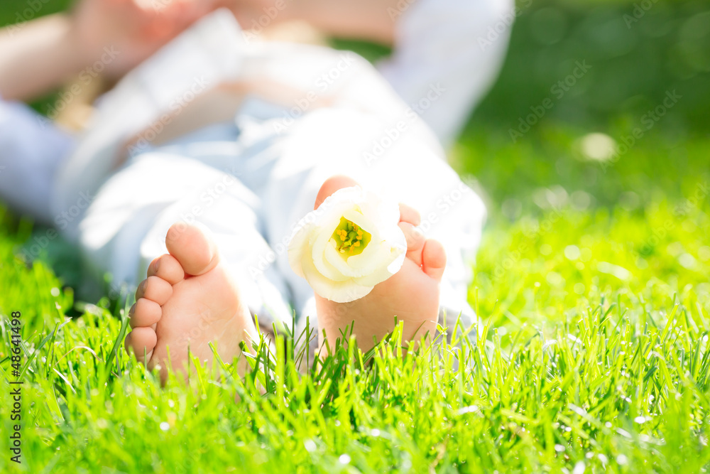 Children`s feet