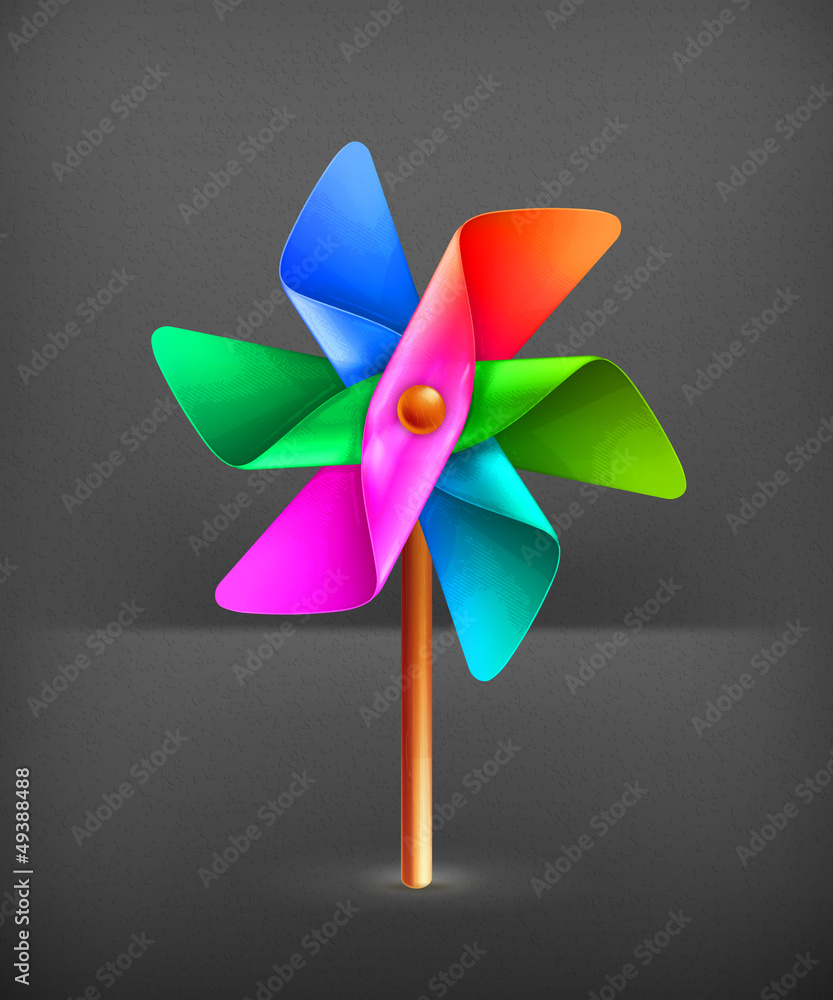 Pinwheel玩具多色