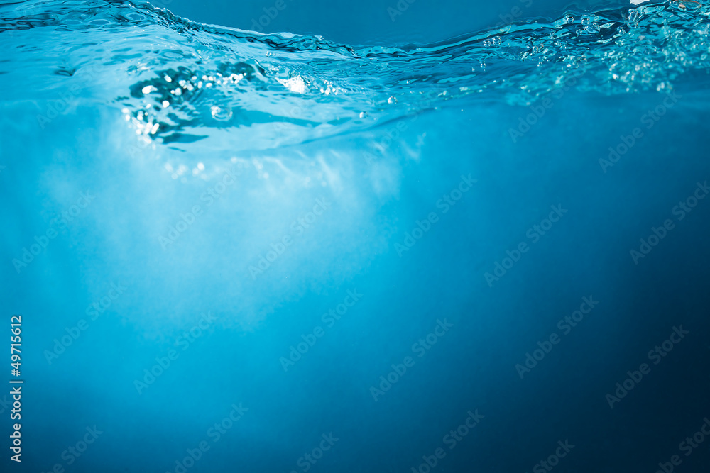 blue water abstract background