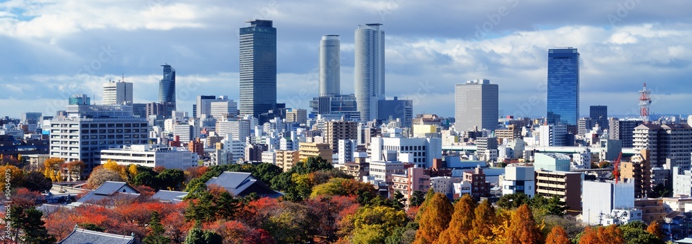 日本名古屋全景