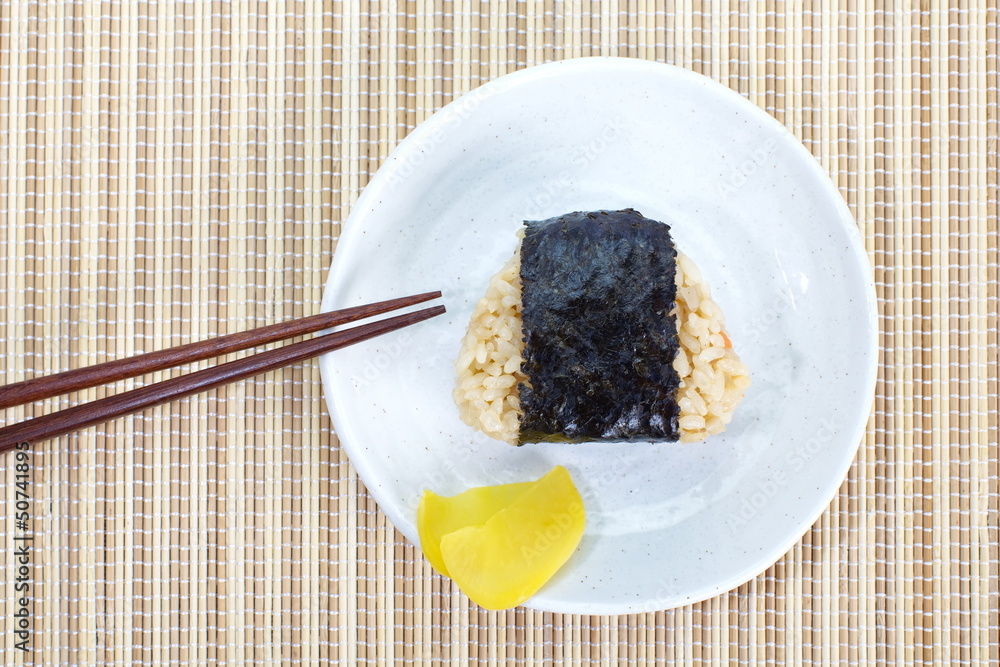 日本料理，饭团洋葱