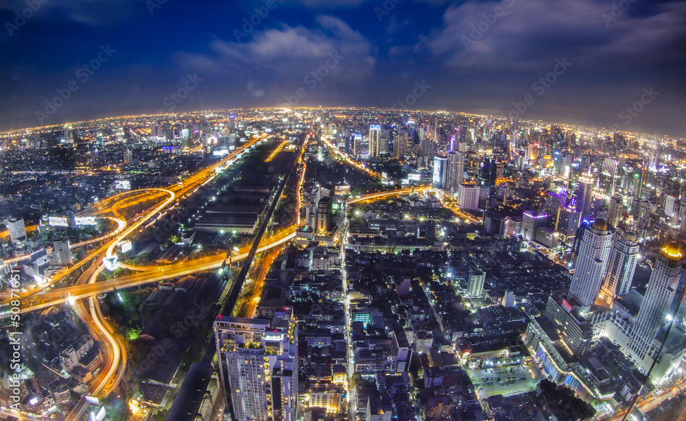 曼谷城市夜景