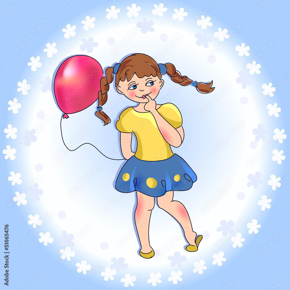 Girl with a balloon