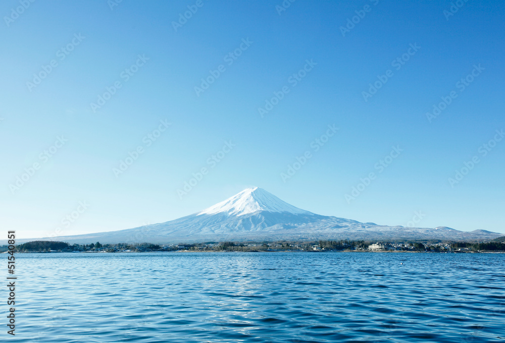 冬の富士山