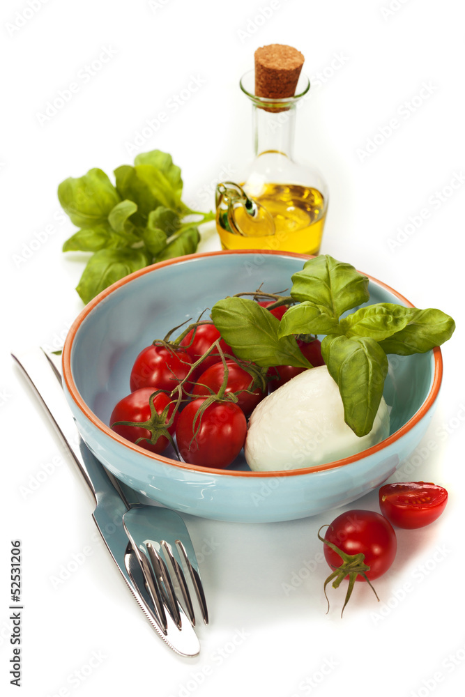 Caprese - Italian salad with tomatos and mozarella cheese