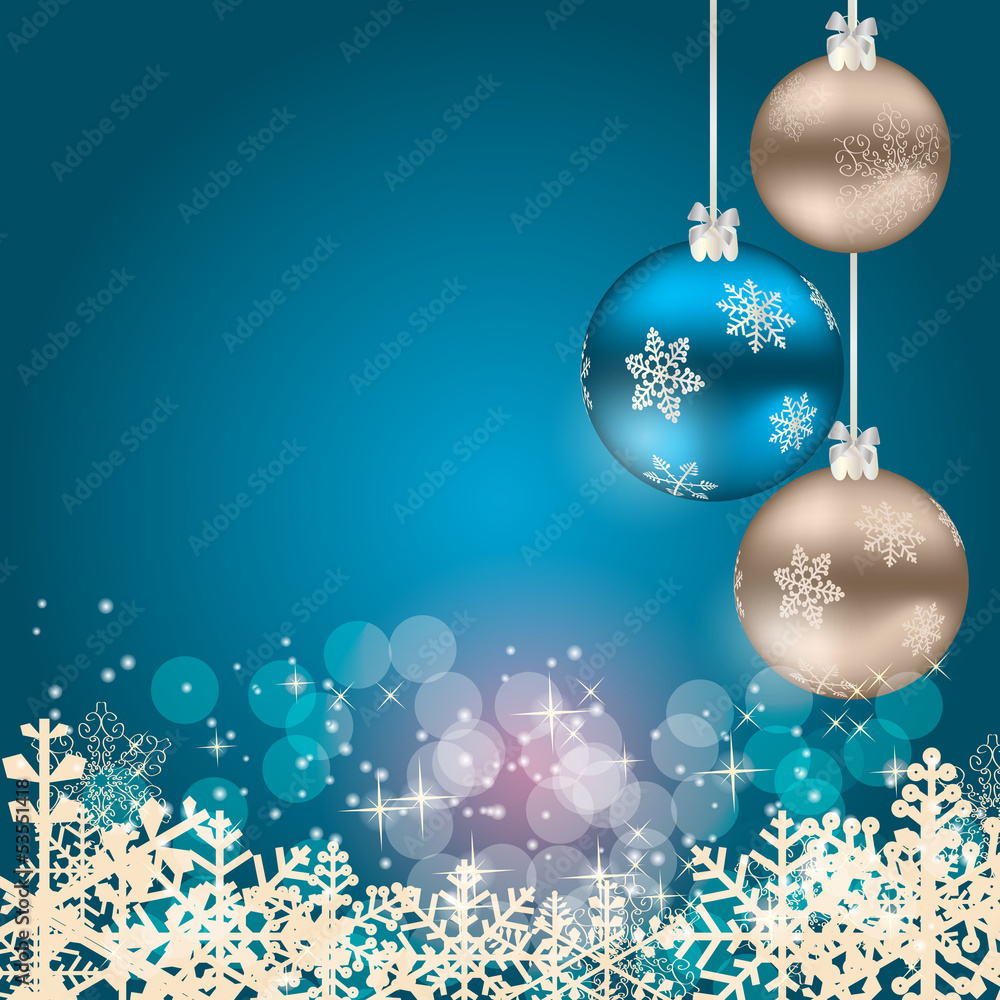 Abstract beauty Christmas and New Year background.