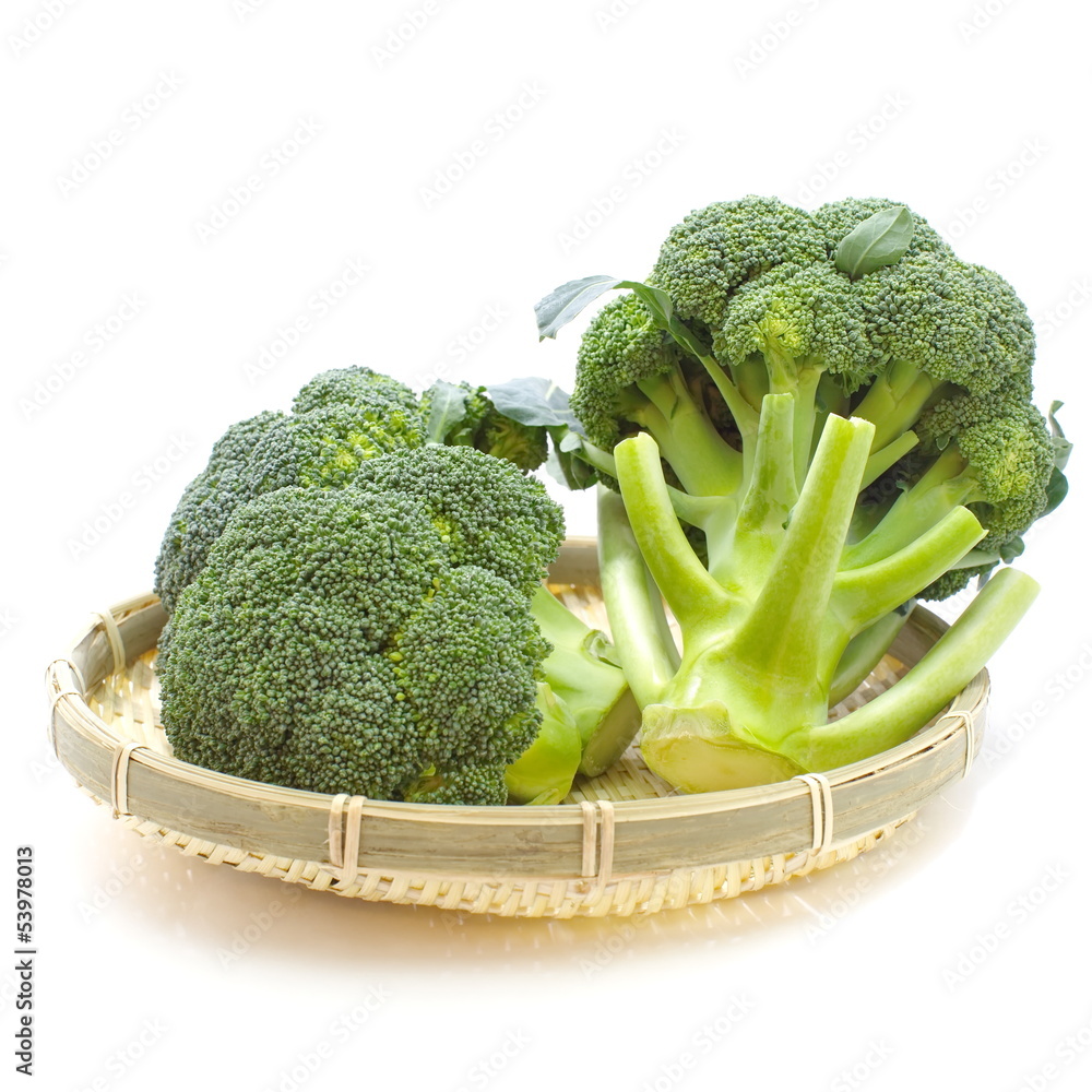 Fresh broccoli in closeup