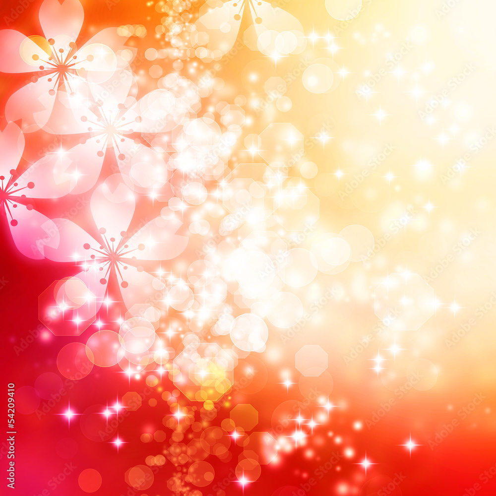 Cherry blossoms background