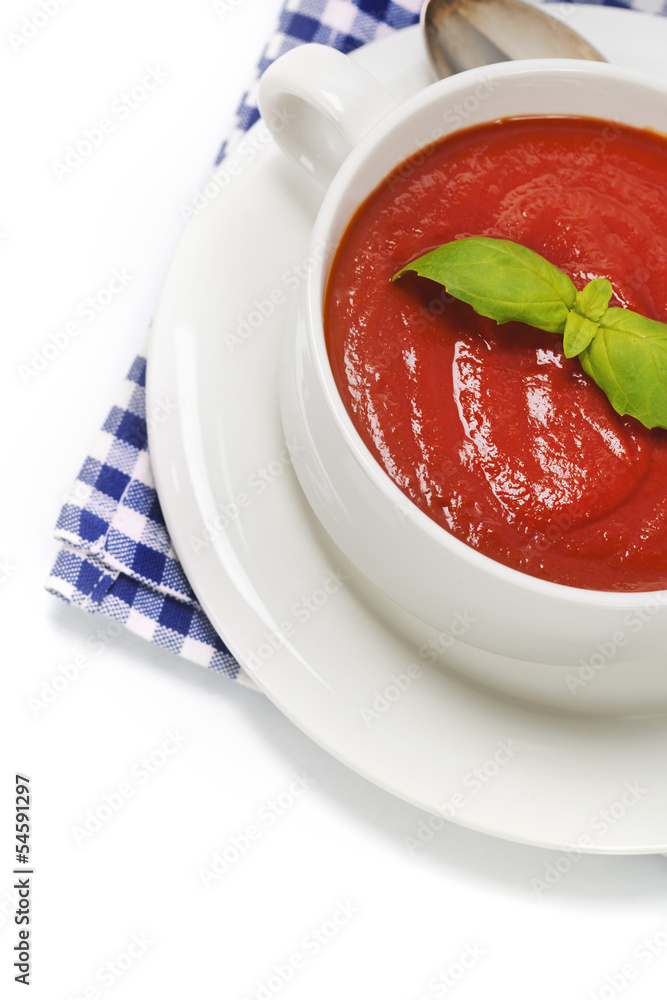 Traditional tomato soup