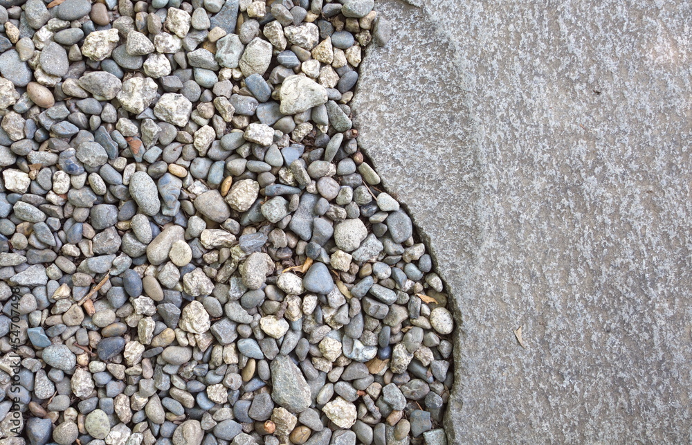 Zen stone path in a Japanese Garden