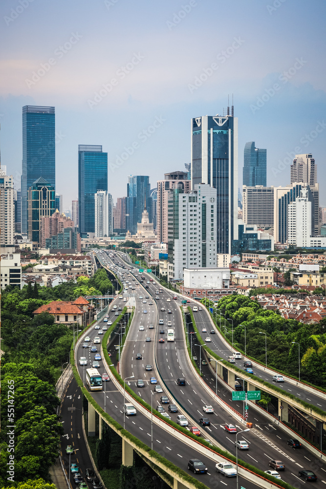 高架道路与现代城市