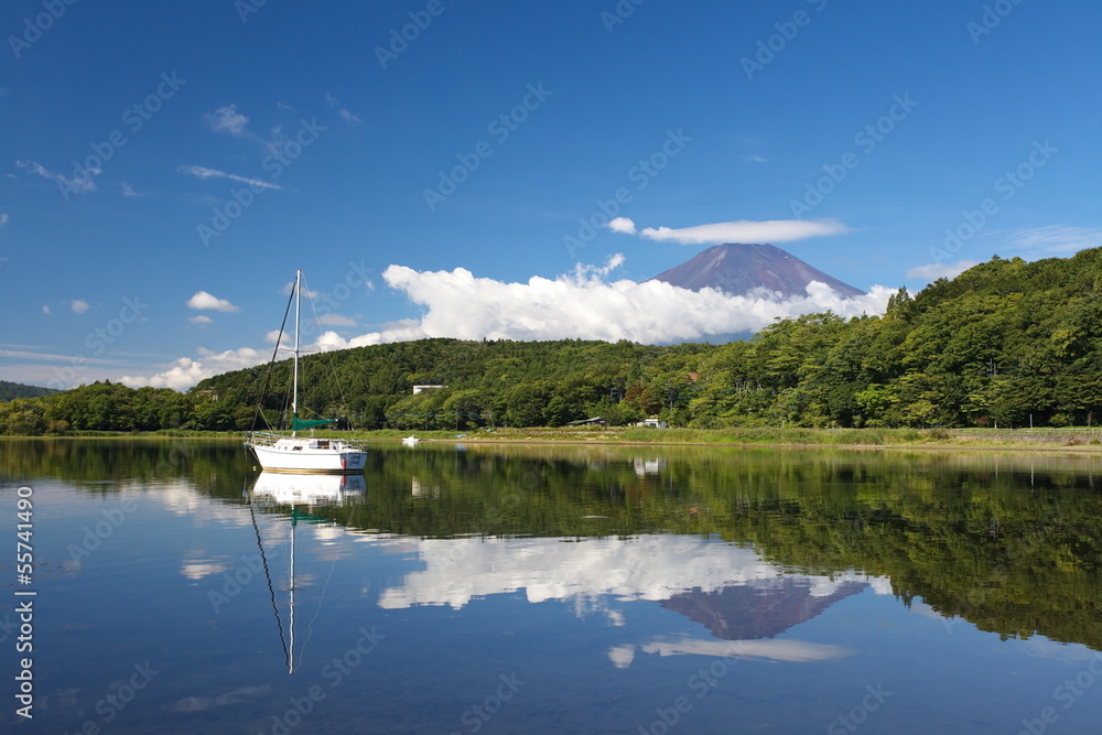 Mt Fuji in summer