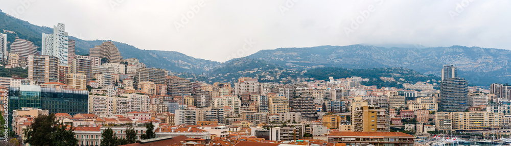 摩纳哥全景-法国里维埃拉